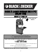 Предварительный просмотр 34 страницы Black & Decker BDBS100 Instruction Manual