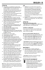 Preview for 15 page of Black & Decker BDC24L-LA Instruction Manual