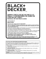 Preview for 33 page of Black & Decker BDCCS20 Instruction Manual