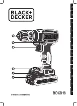 Black & Decker BDCD18 Original Instructions Manual предпросмотр