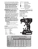 Preview for 4 page of Black & Decker BDCDD120C Instruction Manual