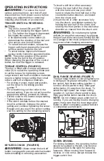 Preview for 8 page of Black & Decker BDCDD220C Instruction Manual