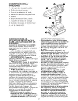 Preview for 27 page of Black & Decker BDCDE120 Instruction Manual