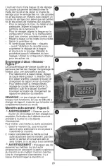 Preview for 21 page of Black & Decker BDCDHP220 Instruction Manual