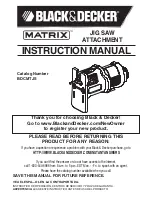 Black & Decker BDCMTJS Instruction Manual preview
