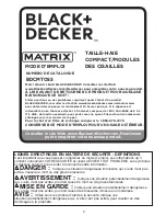 Предварительный просмотр 9 страницы Black & Decker BDCMTOSS Instruction Manual