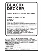 Предварительный просмотр 23 страницы Black & Decker BDCR20 Instruction Manual