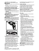 Предварительный просмотр 7 страницы Black & Decker BDCS40BI Instruction Manual