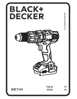 Предварительный просмотр 1 страницы Black & Decker BDCT144 User Manual