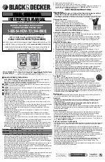 Предварительный просмотр 1 страницы Black & Decker BDDC140 Instruction Manual