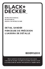 Black & Decker BDEMS200 Instruction Manual preview