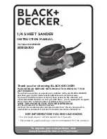 Предварительный просмотр 1 страницы Black & Decker BDEQS300 Instruction Manual