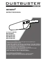 Preview for 1 page of Black & Decker BDH1000CH Instruction Manual