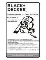 Предварительный просмотр 7 страницы Black & Decker bdh1200fvav Instruction Manual