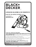 Предварительный просмотр 13 страницы Black & Decker bdh1200fvav Instruction Manual