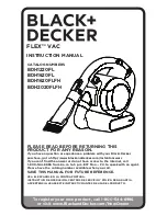 Black & Decker BDH1220FL Instruction Manual предпросмотр