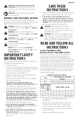 Preview for 5 page of Black & Decker BDH1715SMAPB Instruction Manual