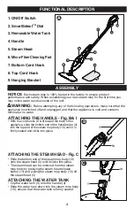 Preview for 4 page of Black & Decker BDH1725SM Instruction Manual