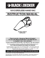 Black & Decker BDH1800S Instruction Manual preview
