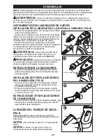 Preview for 22 page of Black & Decker BDH1800SM Instruction Manual