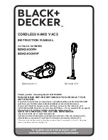 Black & Decker BDH2400FH Instruction Manual предпросмотр