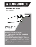 Preview for 7 page of Black & Decker BDH7200CHV Instruction Manual