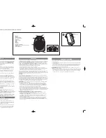 Preview for 1 page of Black & Decker BDHF30 Use And Care Book