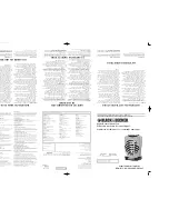 Preview for 2 page of Black & Decker BDHF575 Use And Care Book