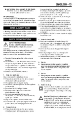 Preview for 13 page of Black & Decker BDINF12-LA Instruction Manual