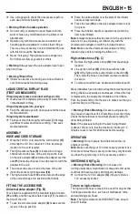 Preview for 15 page of Black & Decker BDINF12-LA Instruction Manual