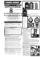 Preview for 1 page of Black & Decker BDL100AV Instruction Manual