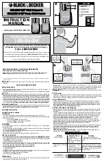 Preview for 1 page of Black & Decker BDL150S Instruction Manual