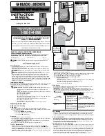 Black & Decker BDL160S Instruction Manual предпросмотр