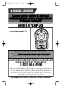 Preview for 8 page of Black & Decker BDL170 Instruction Manual