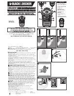 Preview for 1 page of Black & Decker BDL190S-XE Instruction Manual