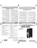 Black & Decker BDOH100 Series Use And Care Book preview