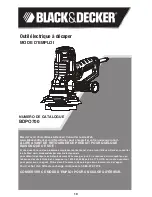 Предварительный просмотр 10 страницы Black & Decker BDPO700 Instruction Manual