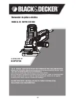 Предварительный просмотр 21 страницы Black & Decker BDPO700 Instruction Manual