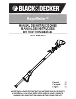 Black & Decker BDPR400-LA RapidRoller Instruction Manual preview