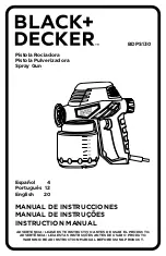 Preview for 1 page of Black & Decker BDPS130 Instruction Manual