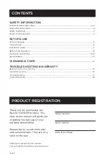 Preview for 2 page of Black & Decker BDT30WTA Instruction Manual