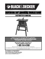 Black & Decker BDTS100 Instruction Manual preview