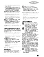 Preview for 21 page of Black & Decker BDV030 User Manual