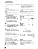 Preview for 42 page of Black & Decker BDV030 User Manual