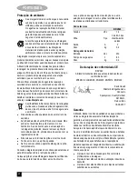 Предварительный просмотр 42 страницы Black & Decker BDV040 User Manual