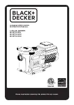 Предварительный просмотр 1 страницы Black & Decker BDXBTVAR150 Instruction Manual