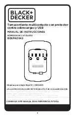 Preview for 6 page of Black & Decker BDXPA0042 Instruction Manual