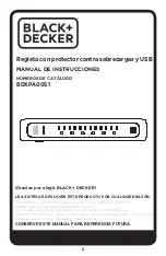 Preview for 6 page of Black & Decker BDXPA0051 Instruction Manual