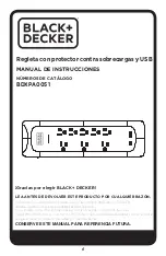 Предварительный просмотр 6 страницы Black & Decker BDXPA0052 Instruction Manual