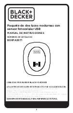 Preview for 8 page of Black & Decker BDXPA0071 Instruction Manual